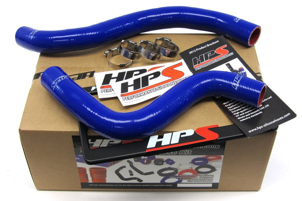 HPS Blue Reinforced Silicone Radiator Hose Kit Coolant for Mitsubishi Lancer EVO 9