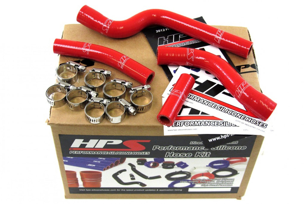 HPS Red Reinforced Silicone Radiator Hose Kit Coolant for Yamaha 07-09 YZ250F