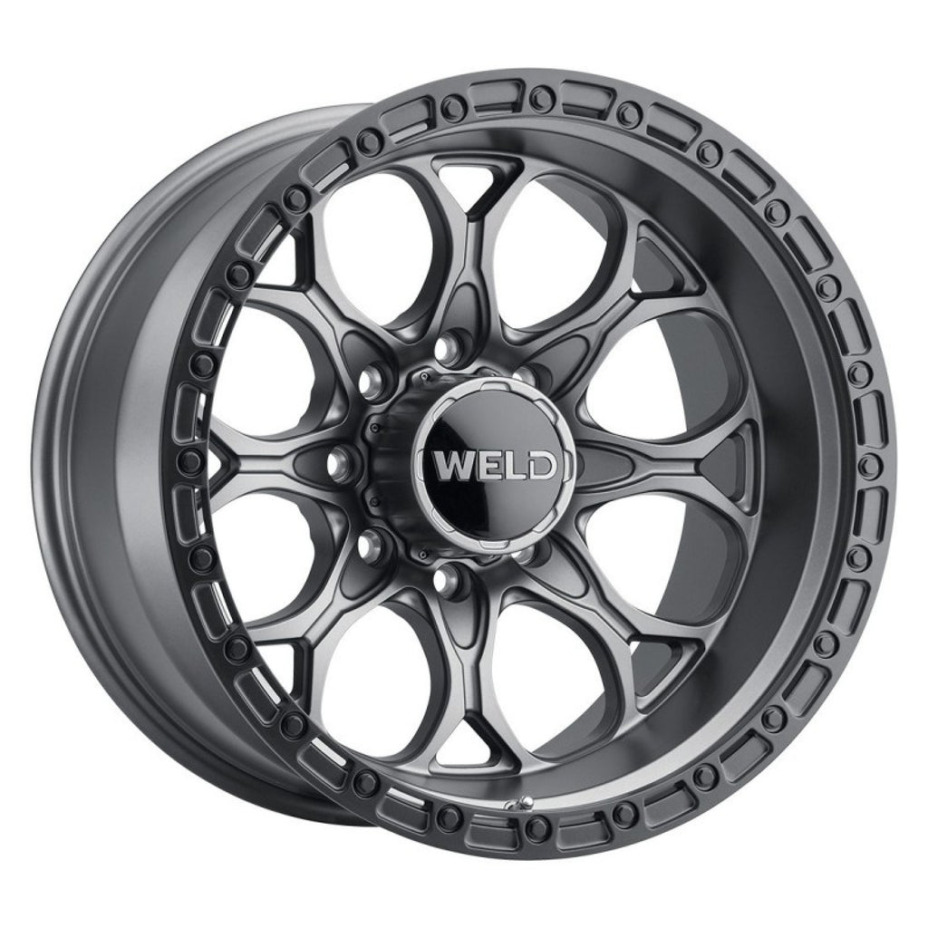 WELD Off-Road 20x9 LedgeSix 6x139.7  ET00 BS5.00 Satin GUN / BLK Ring 106.1 Wheel