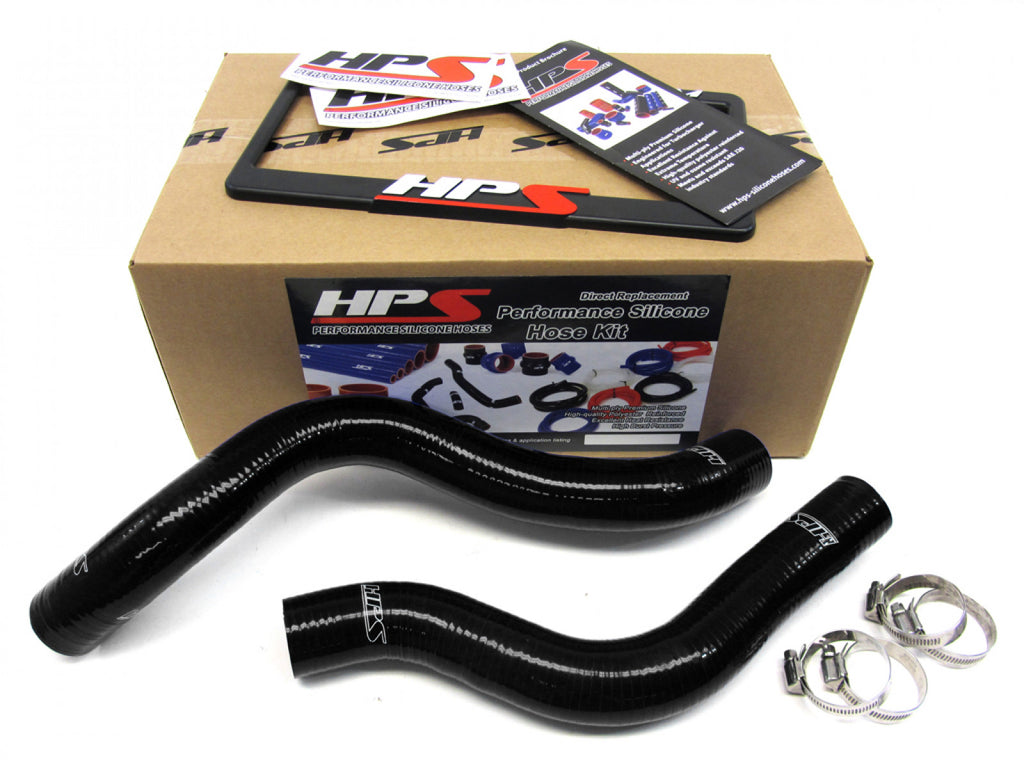 HPS Black Reinforced Silicone Radiator Hose Kit Coolant for Mitsubishi 90-94 Eclipse 2.0L