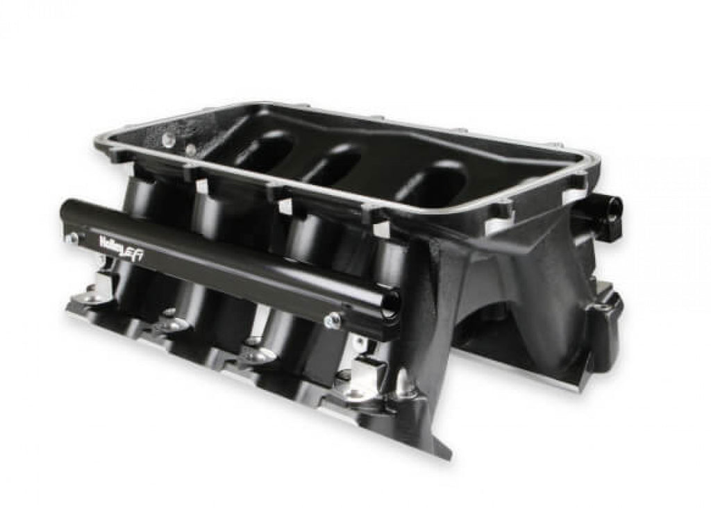 Holley LS Hi-Ram EFI Manifold - Black GM LS1/LS2/LS6