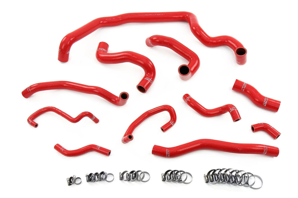 HPS Performance Mini 2007-2012 Cooper 1.6L Turbo (N14) Manual Trans Silicone Hose Kit - Red