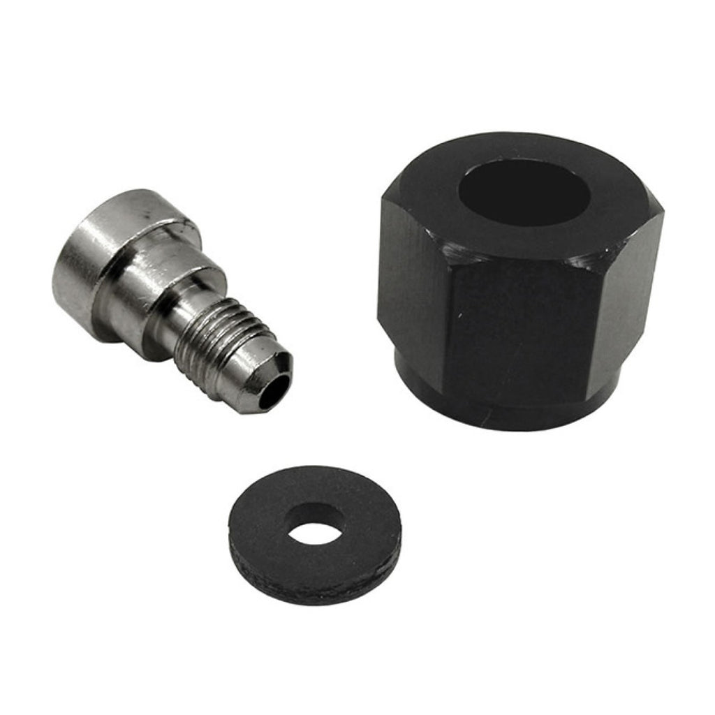 Nitrous Express 4AN Bottle Nipple ANd Nut For Co2 Valve (Incl. Gasket)