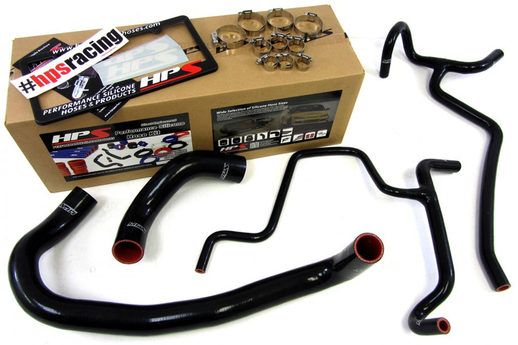 HPS Black Reinforced Silicone Radiator Hose Kit for Dodge 2010 Challenger SRT8 6.1L V8