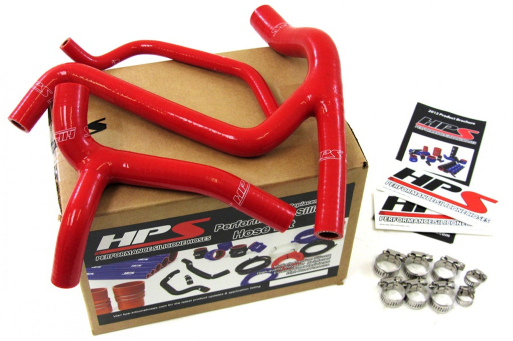 HPS Red Reinforced Silicone Radiator Hose Kit Coolant for Kawasaki 2009 KX450F