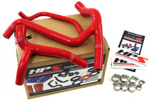 Load image into Gallery viewer, HPS Red Reinforced Silicone Radiator Hose Kit Coolant for Kawasaki 2009 KX450F