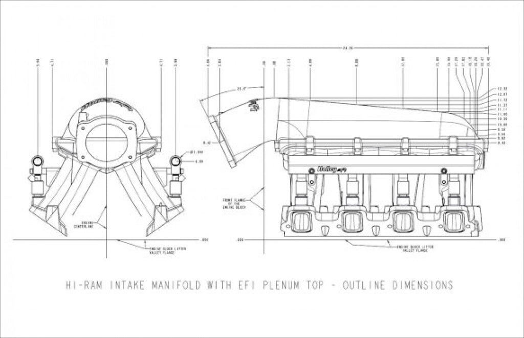 Holley LS Hi-Ram EFI Manifold GM LS7