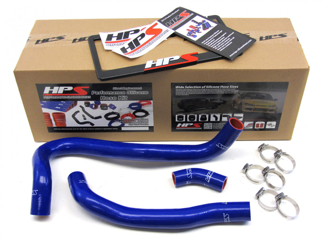 HPS Blue Reinforced Silicone Radiator Hose Kit Coolant for Honda 06-11 Civic Si