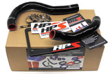 HPS Black Reinforced Silicone Radiator Hose Kit Coolant for Honda 02-05 Civic Si